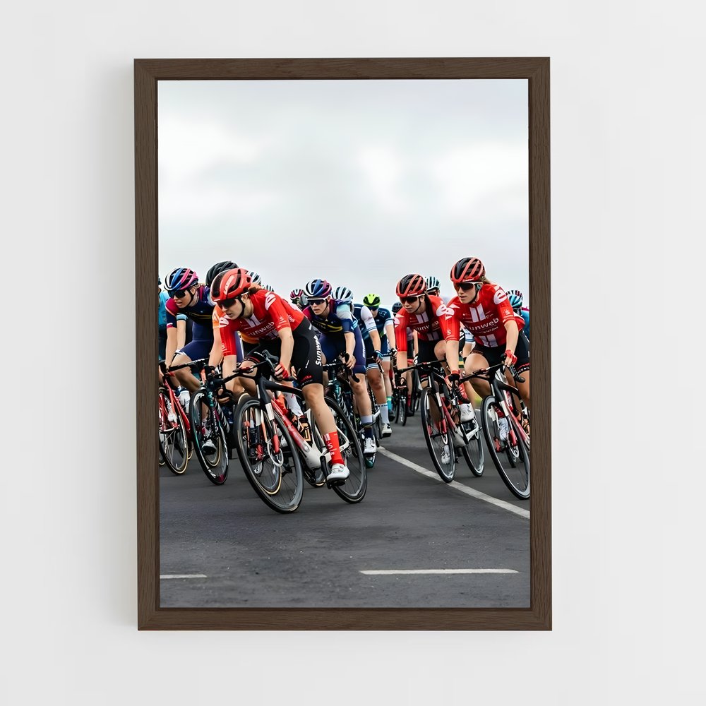 Poster Olympic cycling cyclistes – affiche Cyclisme (vue 5)